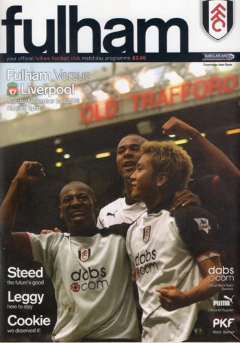 Match programme
